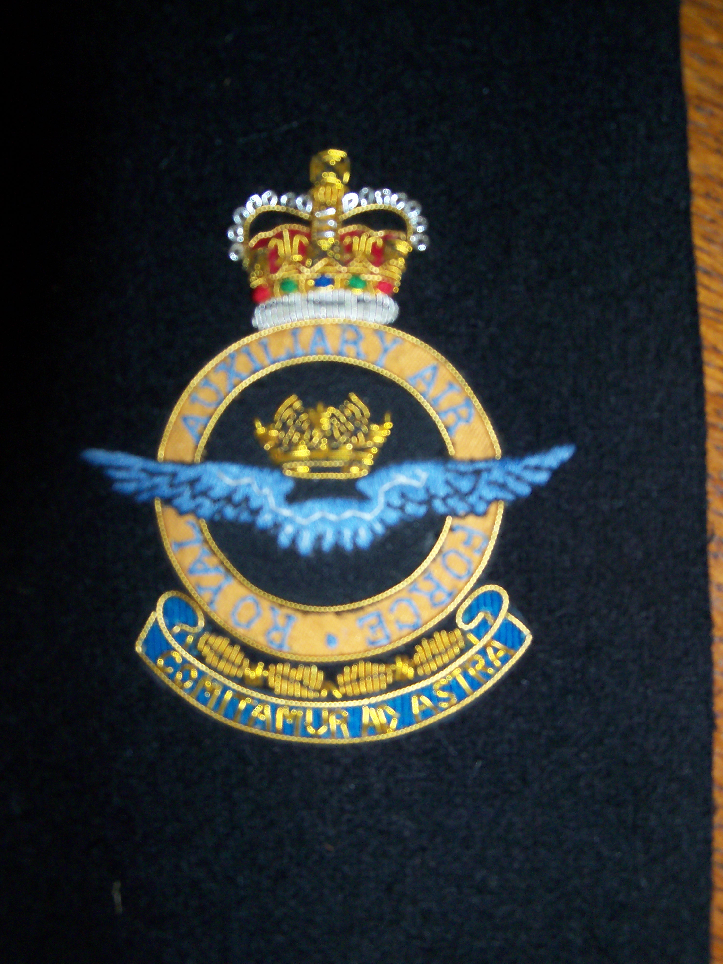 Small Embroidered Badge - Royal Auxiliary Air Force